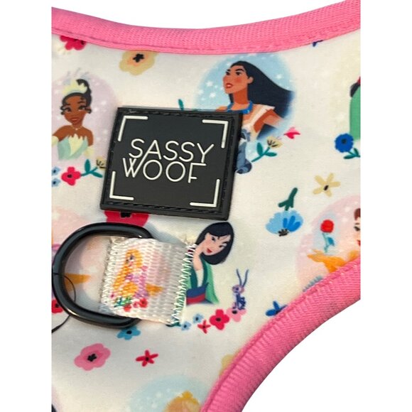 Disney Princess Sassy Woof Dog Harness Princesses Pink Ariel Belle Size XL NWT - Picture 2 of 6